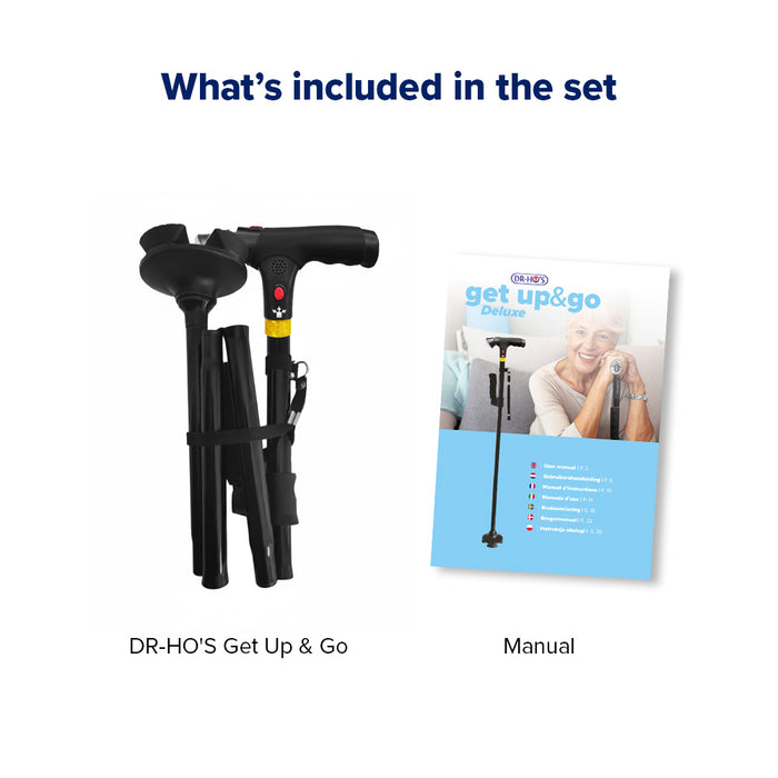 DR-HO'S Get Up & Go Deluxe Walking Stick