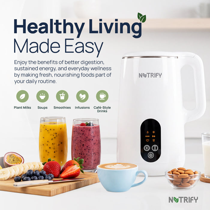 Nutrify All-in-One Plant Based Milk, Food & Drink Maker