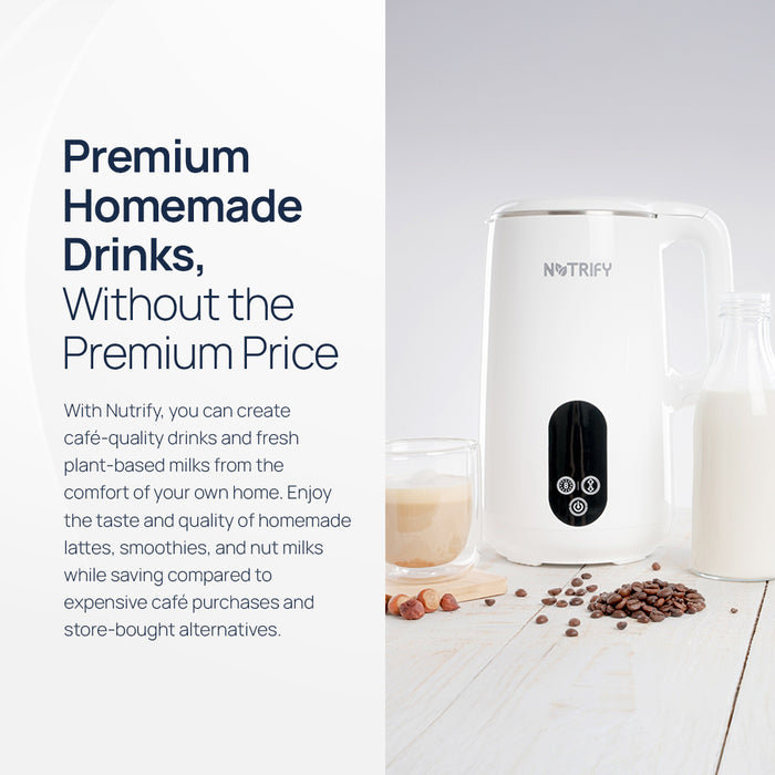 Nutrify All-in-One Plant Based Milk, Food & Drink Maker